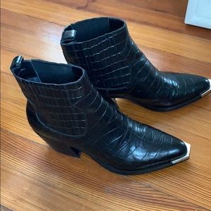 Dolce Vita size 9 booties , worn once...